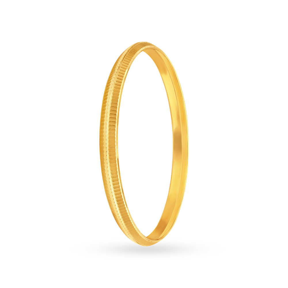 Textured Gold Kada For Men,,hi-res image number null