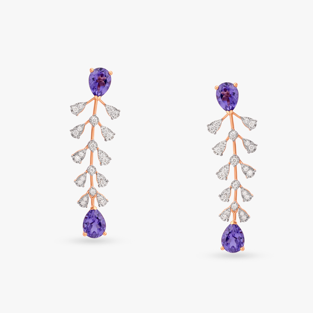 Exquisite Raindrop Diamond Necklace Set,,hi-res image number null