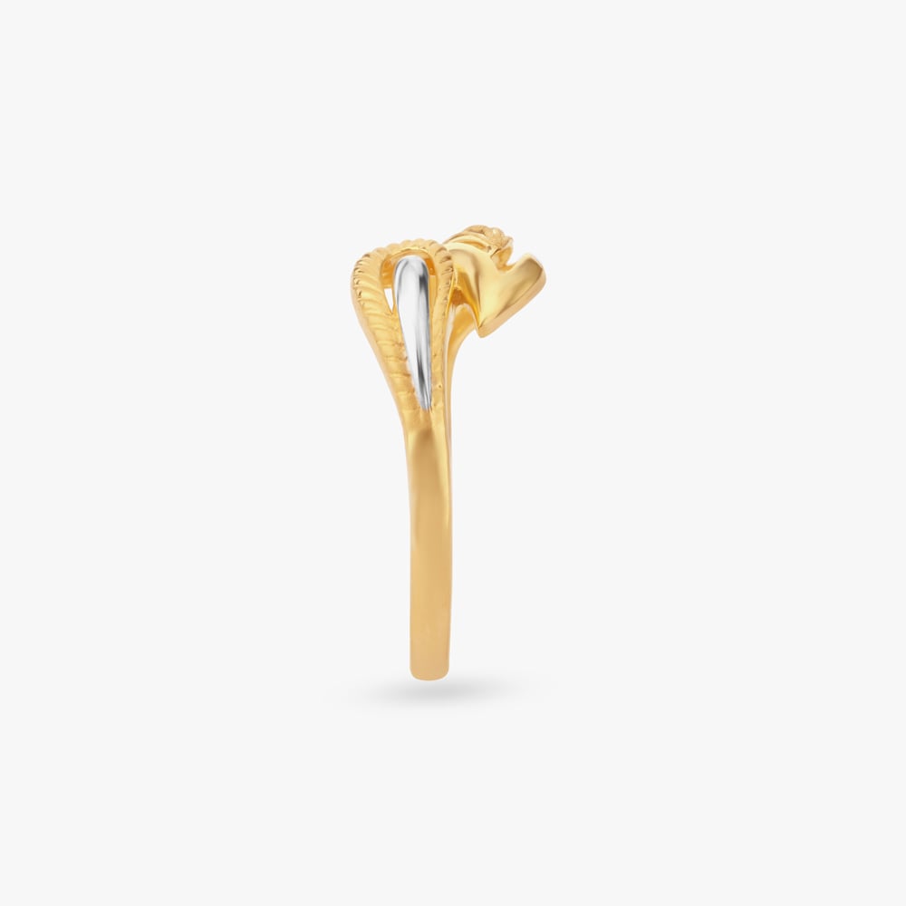 Harmony Swirl Gold Ring,,hi-res image number null