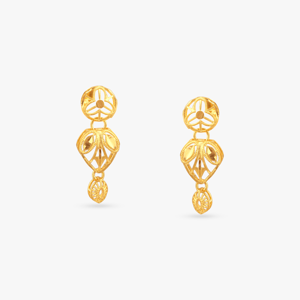 Marigold Garland Gold Necklace Set,,hi-res image number null