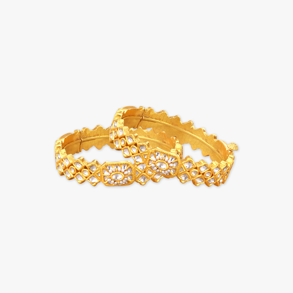 Royal Oath Gold Bangles,,hi-res image number null