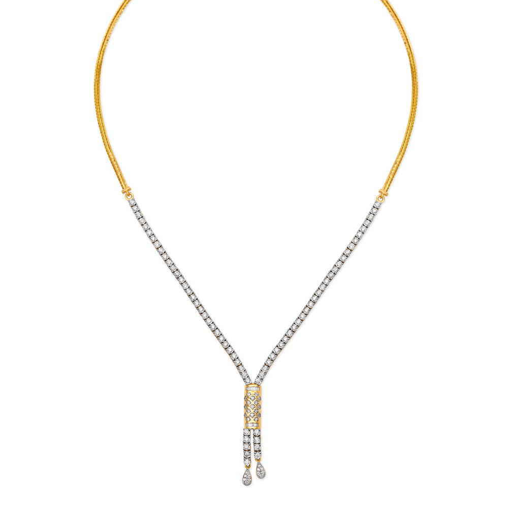 Classy Diamond Necklace Set,,hi-res image number null