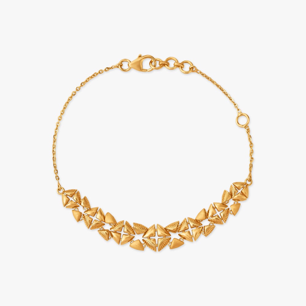 Sculpted Meadow Gold Bracelet,,hi-res image number null