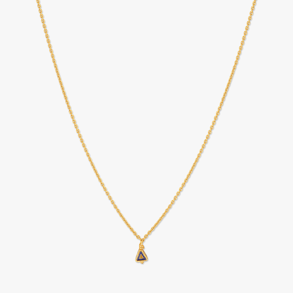 Radiant Triangle Gold Chain,,hi-res image number null