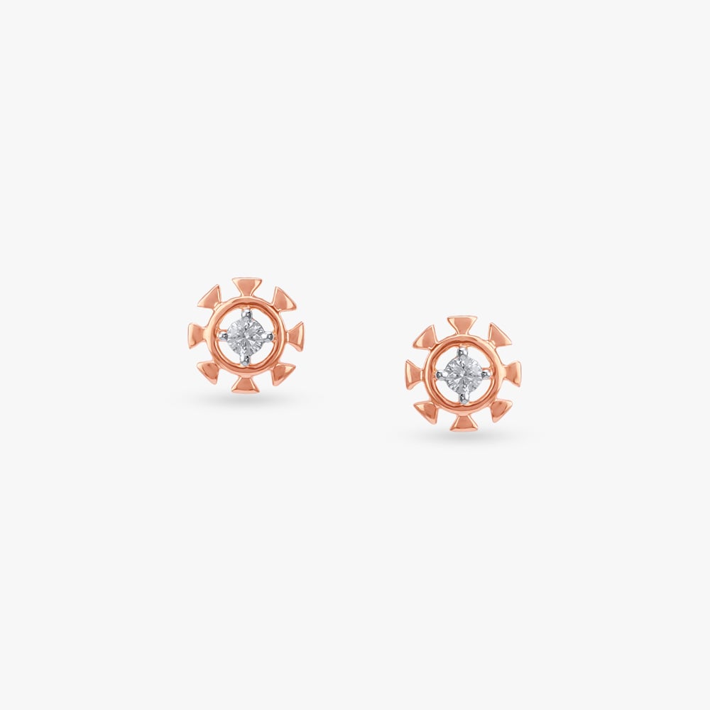 

Radiant Axis Diamond Stud Earrings