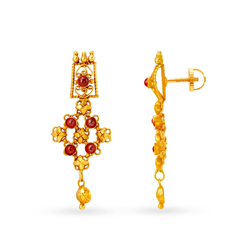Swarna Devika Gold Necklace set,,hi-res image number null