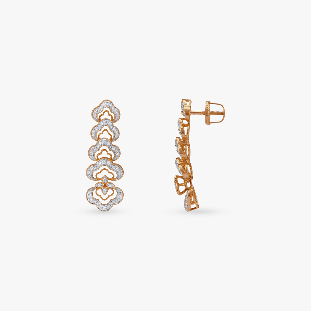 Chiselled Elegance Diamond Necklace Set,,hi-res image number null
