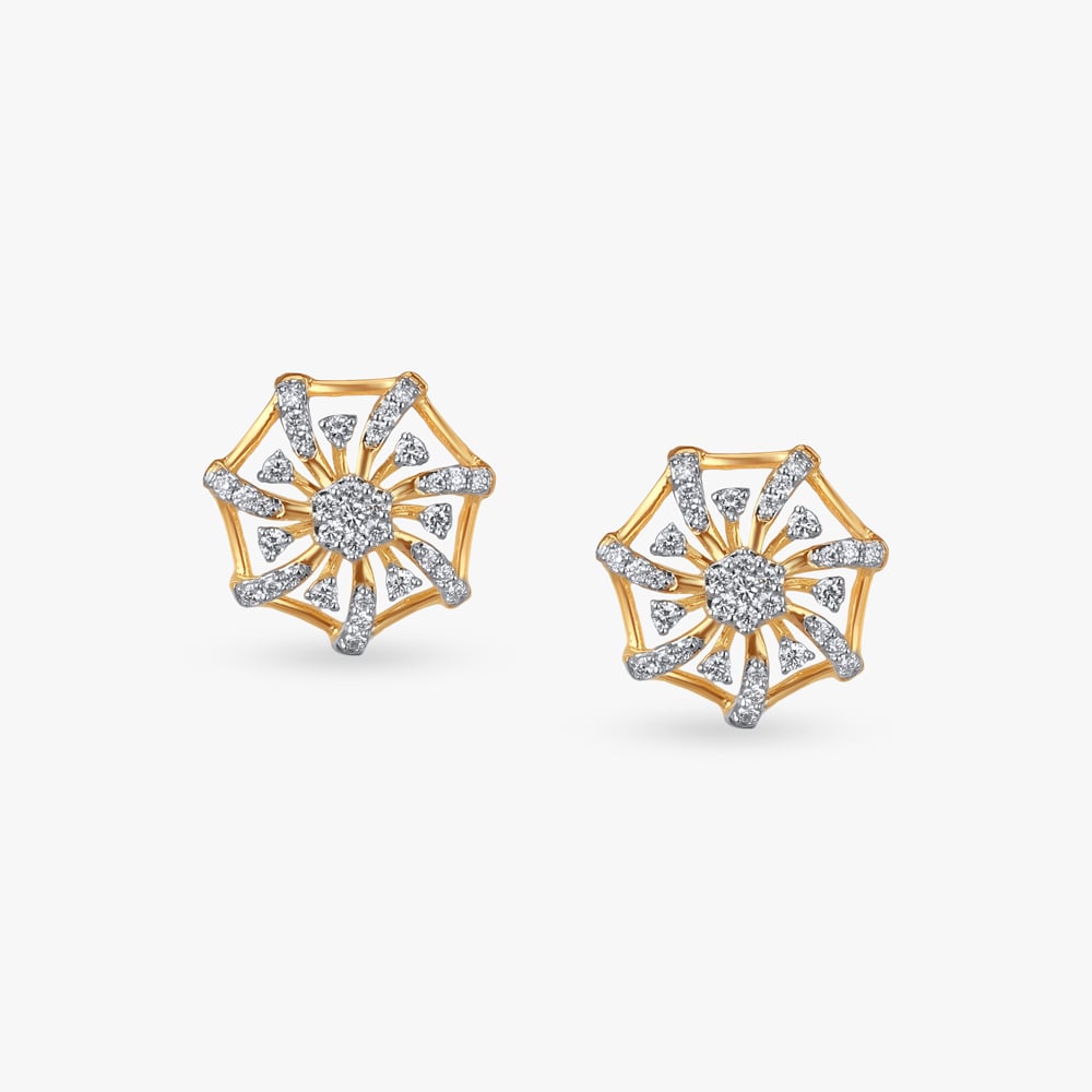 

Stellar Charm Diamond Stud Earrings