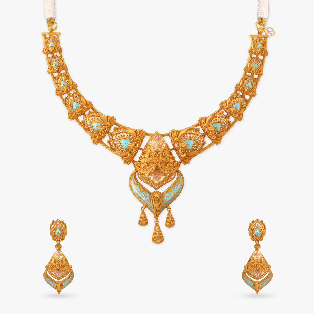 Starburst Symphony Gold Necklace Set,,hi-res image number null