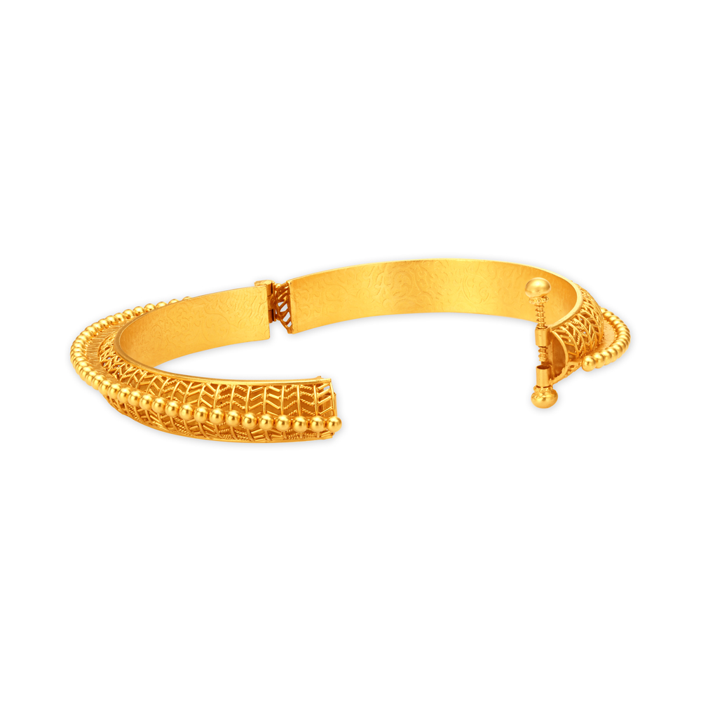 Bold Textured Contemporary Bangle,,hi-res image number null