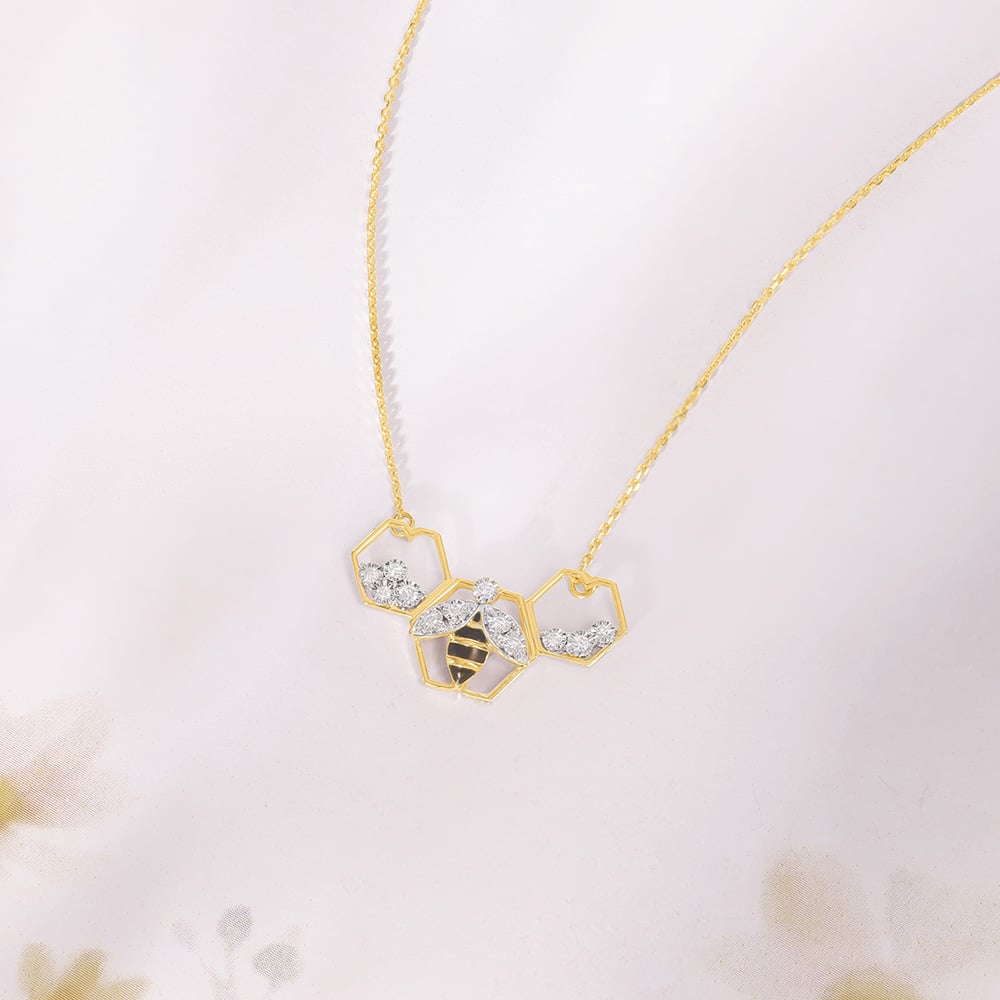 Sleek Buzz Diamond Necklace,,hi-res image number null