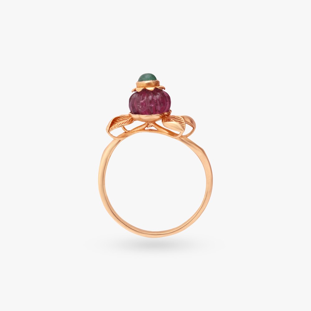 Bloom Bud Gold Ring,,hi-res image number null