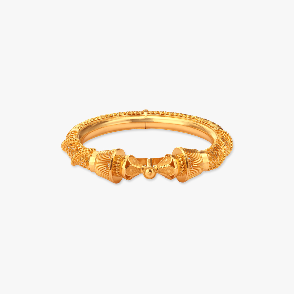 Heritage Katai Solid Bala Gold Bangles,,hi-res image number null