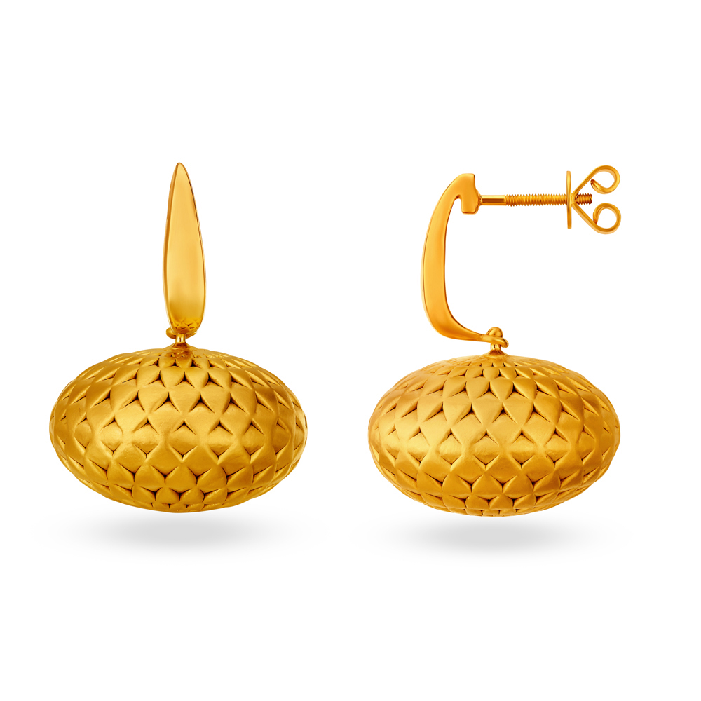 Interwoven Gold Drop Earrings,,hi-res image number null