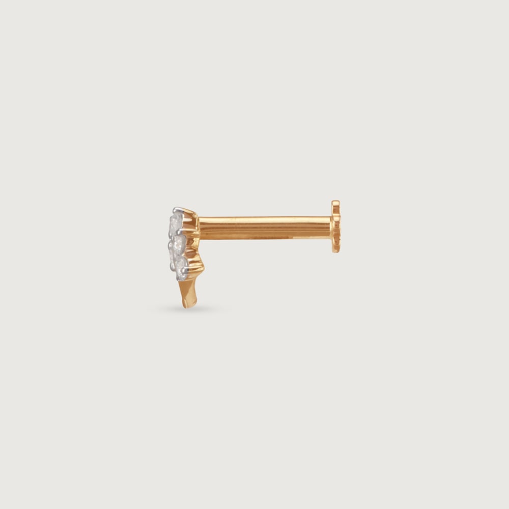 Paisley Princess Diamond Nose Pin,,hi-res image number null