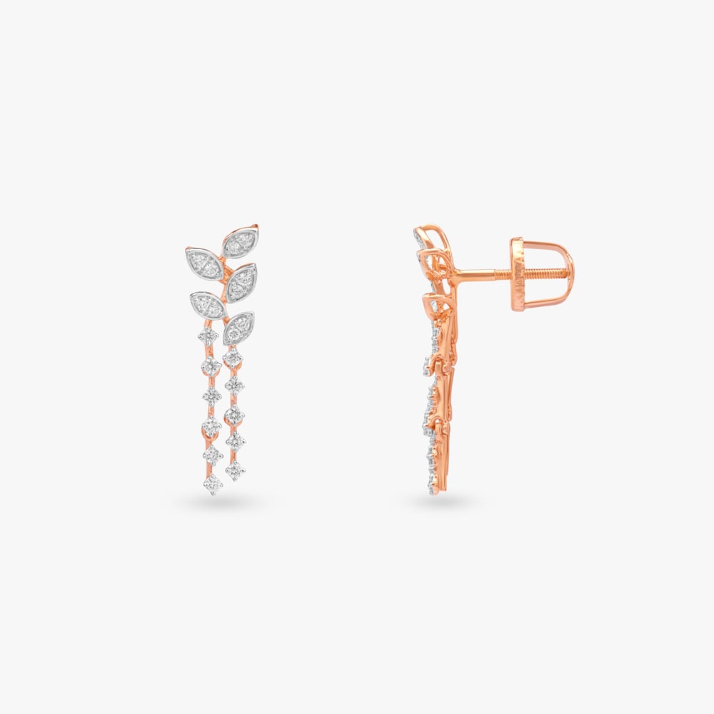 

Vine Swing Diamond Drop Earrings