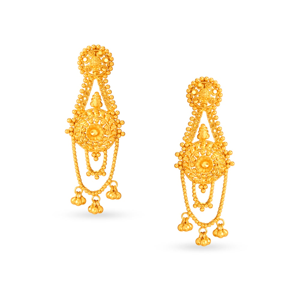 Exquisite Tiered Gold Rani Haar for the Marathi Bride,,hi-res image number null