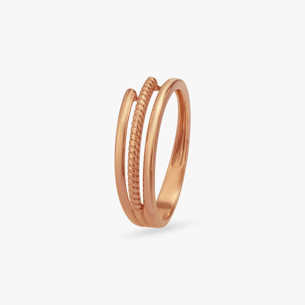 

Spiraled Grace Gold Ring