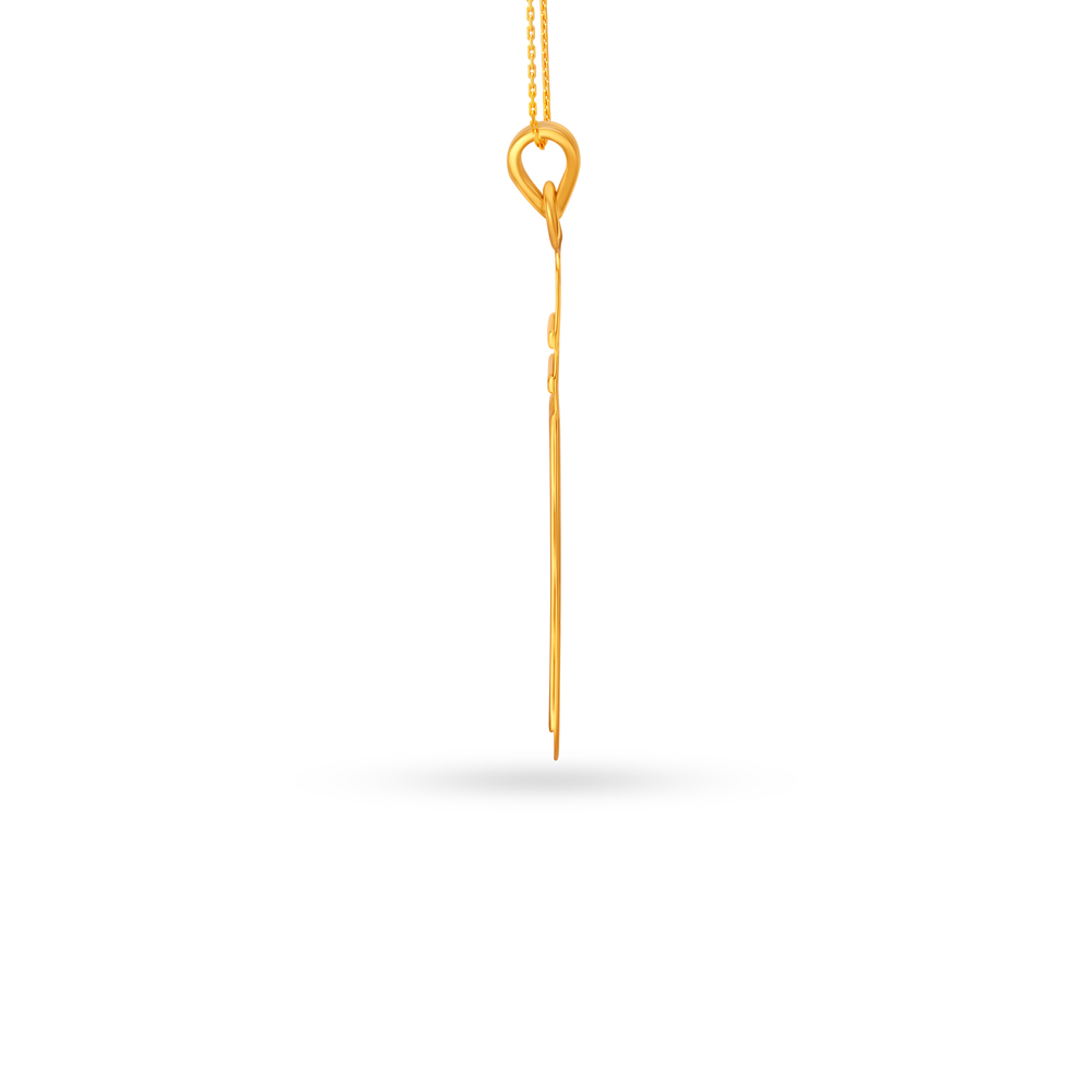 Creative Geometric Gold Pendant For Men,,hi-res image number null