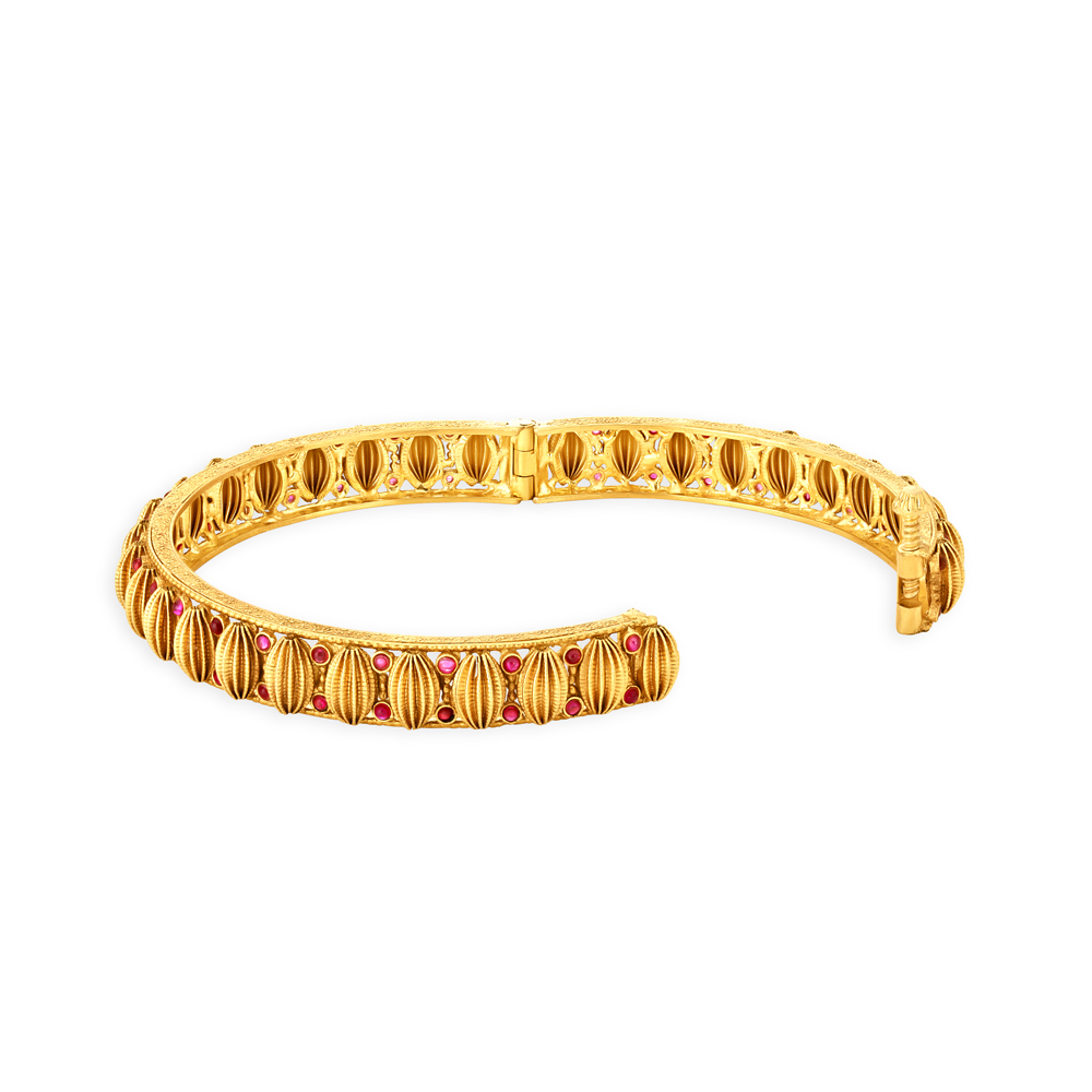 Mesmerising Gold Bangles,,hi-res image number null