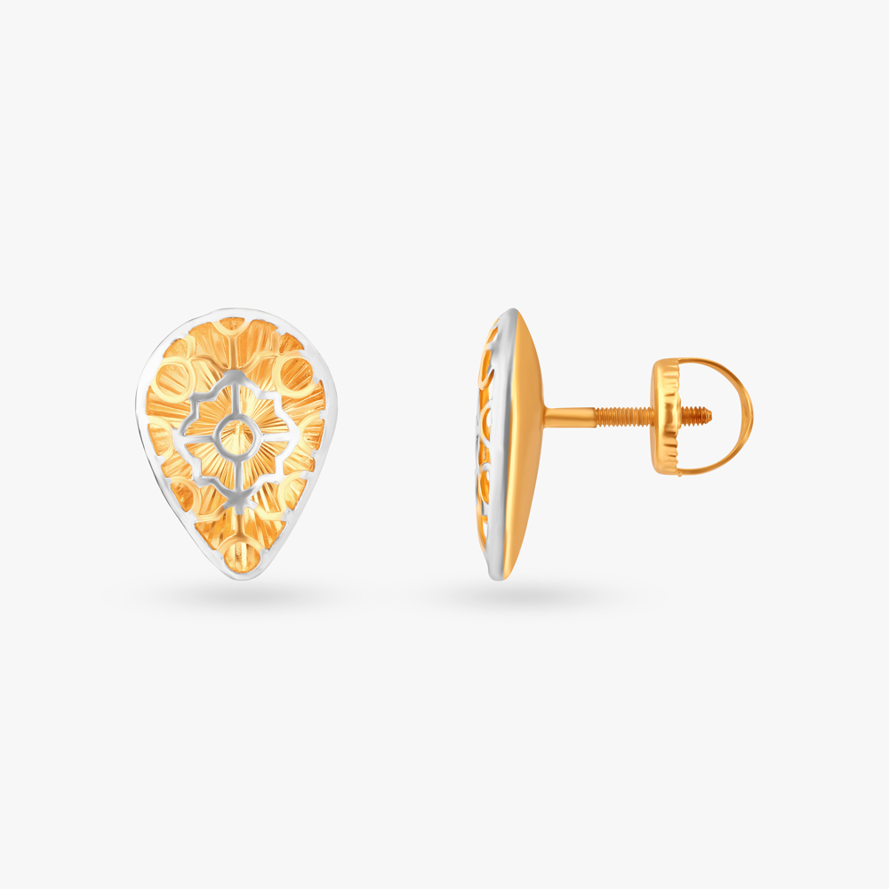Charming Jali Stud Earrings,,hi-res image number null