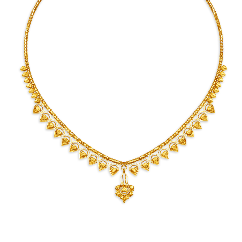 Charming Gold Necklace for the Kannadiga Bride,,hi-res image number null