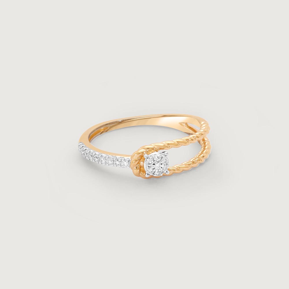 Braided Promise Diamond Ring,,hi-res image number null