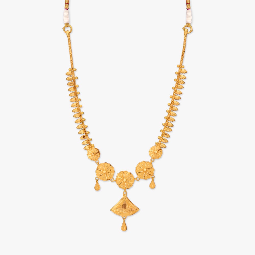 Bloom Cascade Gold Necklace,,hi-res image number null