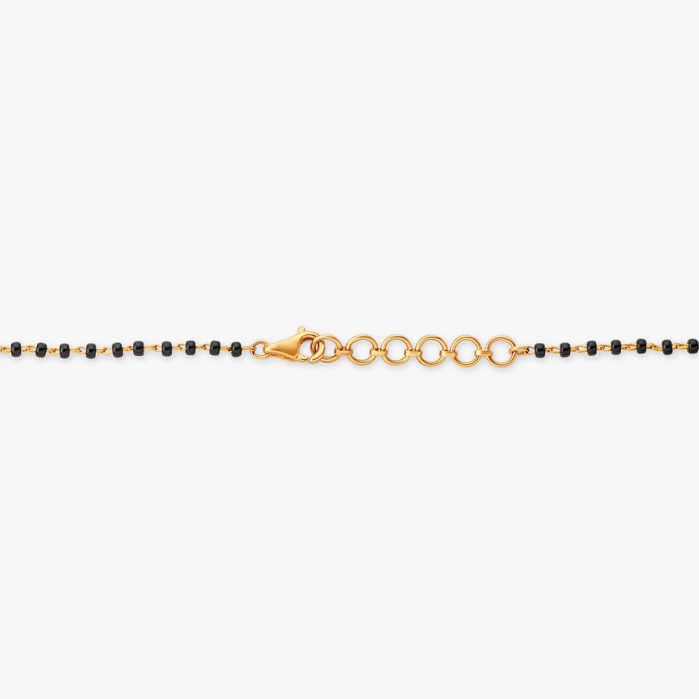 Ethereal Paisley Diamond Mangalsutra,,hi-res image number null