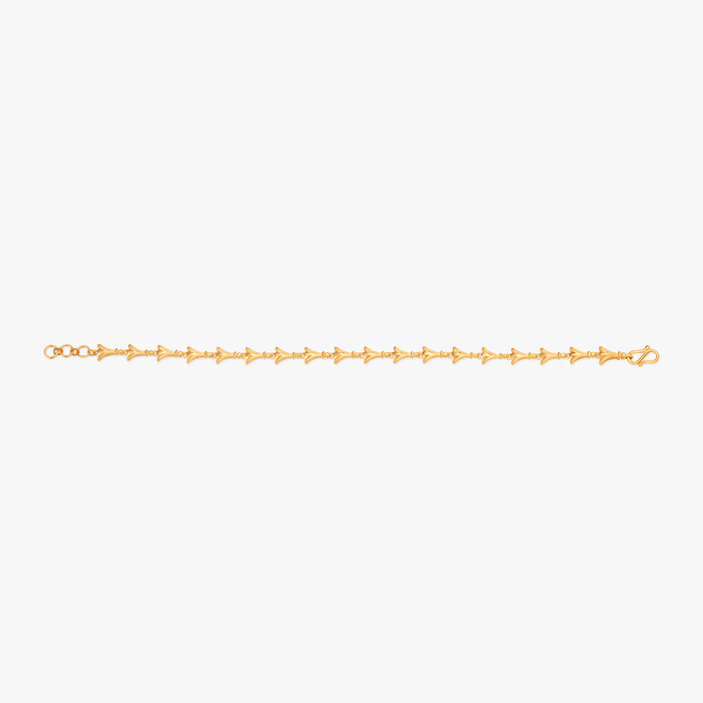 Flowerbud Gold Bracelet,,hi-res image number null