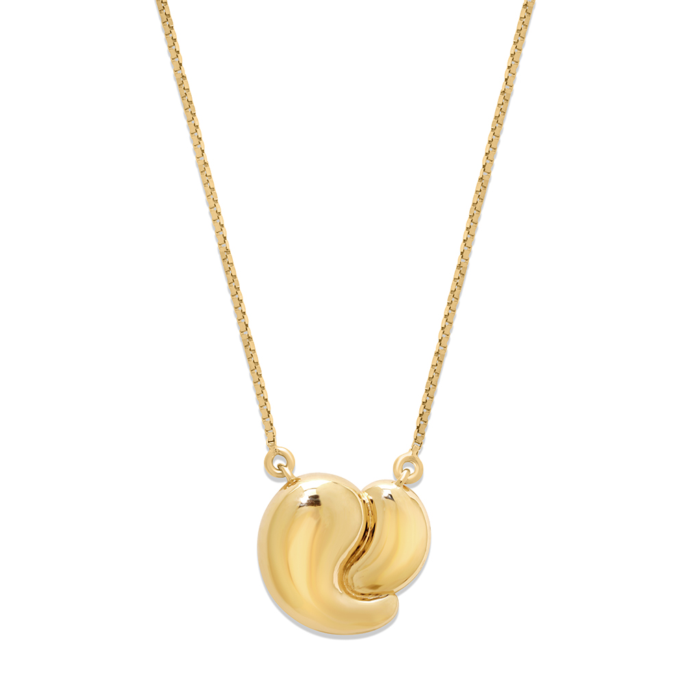 Mamma Mia 14 KT Yellow Gold Vibrant Balloons Pendant with Chain