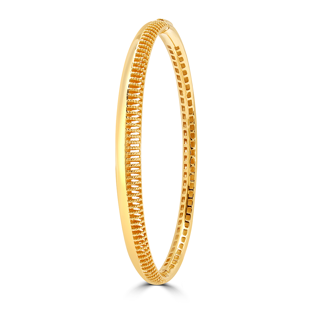 18KT Radiant Beginnings Yellow Gold Bangle,,hi-res image number null