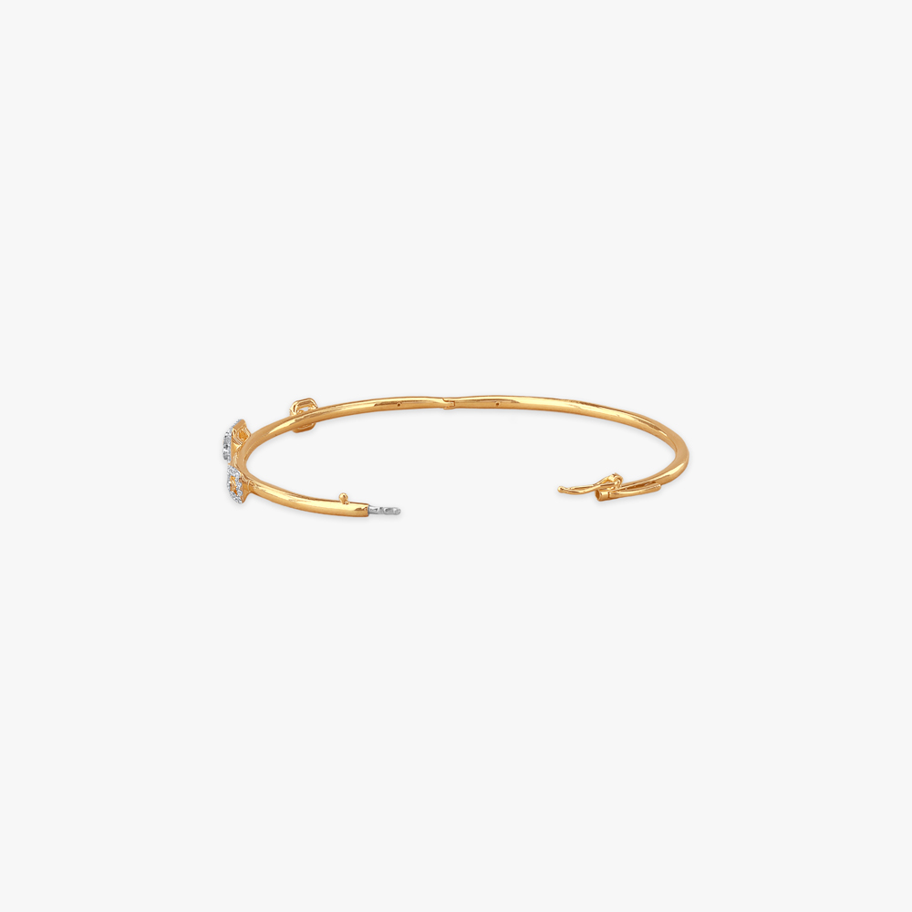 

Cubed Sparkle Diamond Bangle