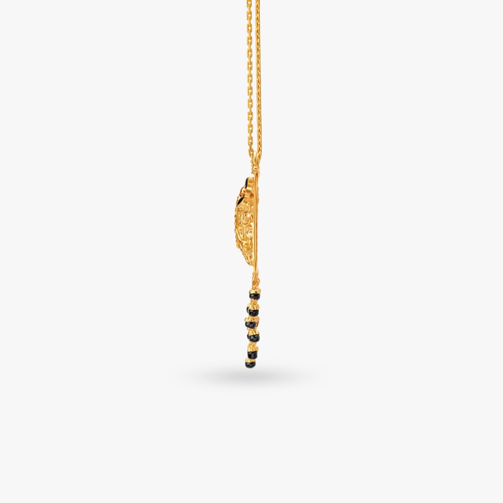 Unique Gold Pendant,,hi-res image number null
