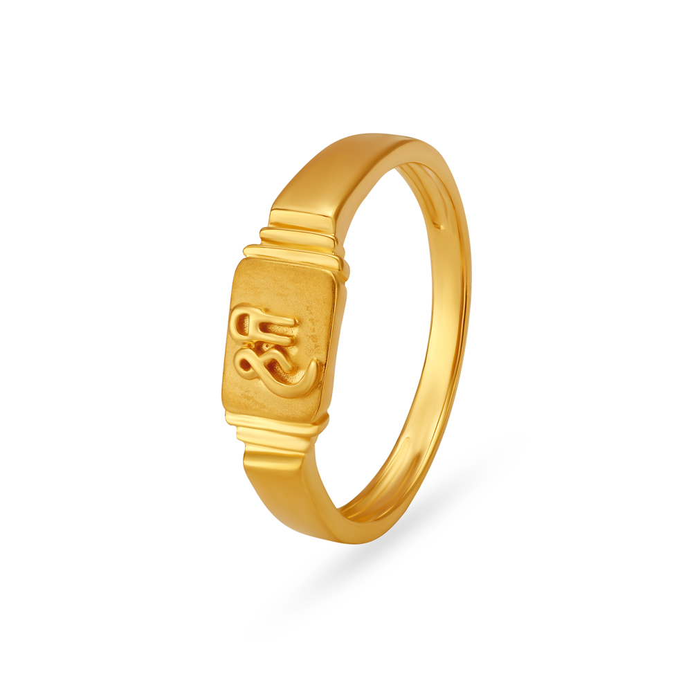 Charming Shree Gold Ring for Men