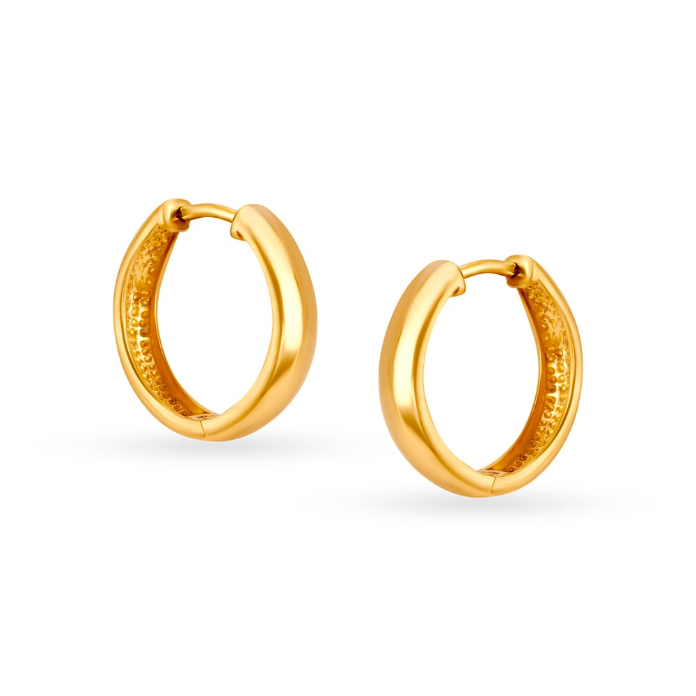 Large Gold Hoop Earrings Women | Ear Rings | Jewelry - Ear Gold Plated Hoops  Big Round - Aliexpress