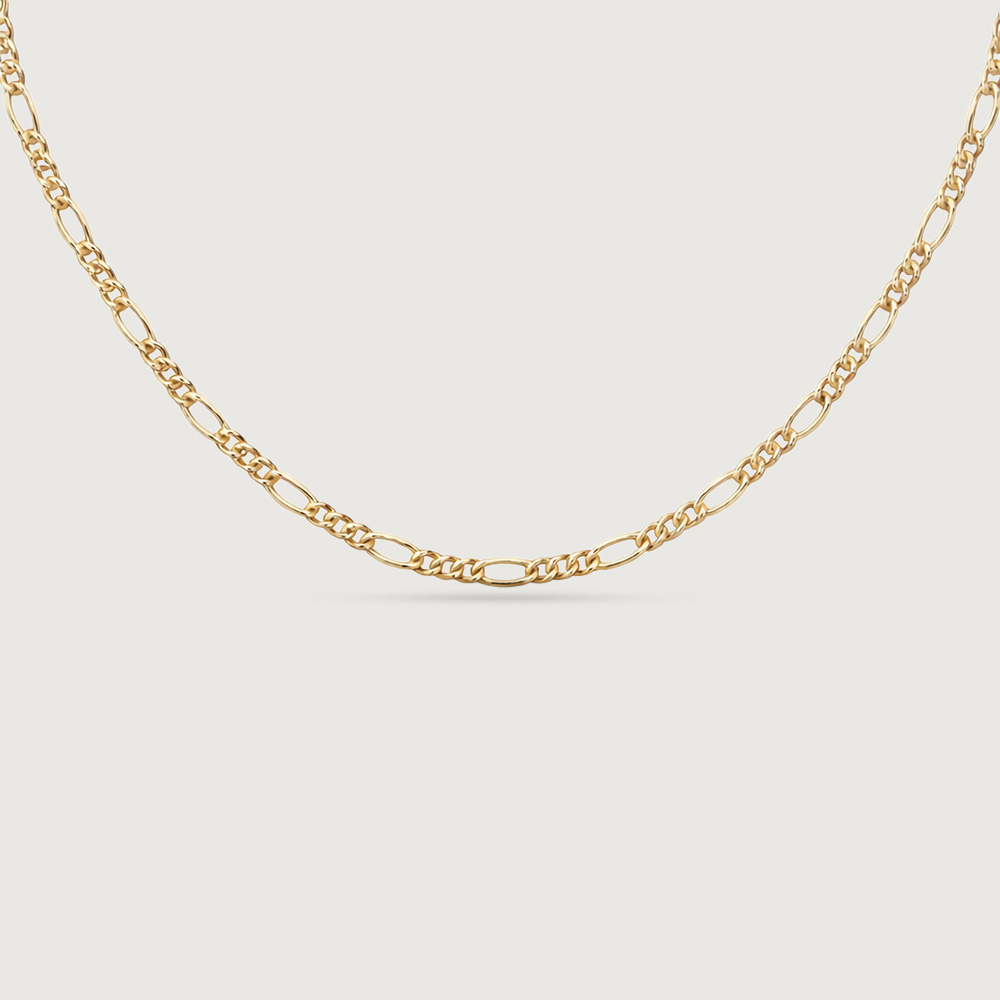 Refined Figaro Gold Chain,,hi-res image number null
