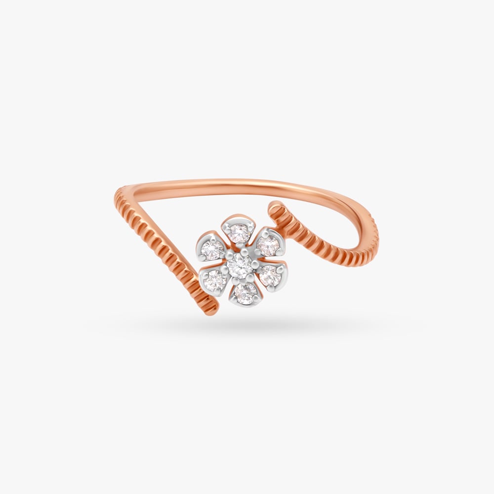 Floral Radiance Diamond Ring,,hi-res image number null