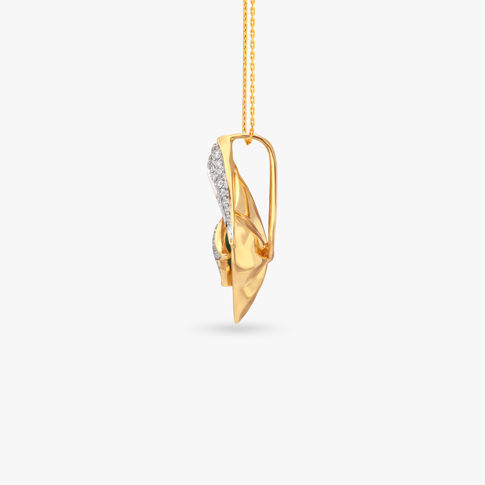 Spectrum Halo Diamond Pendant,,hi-res image number null