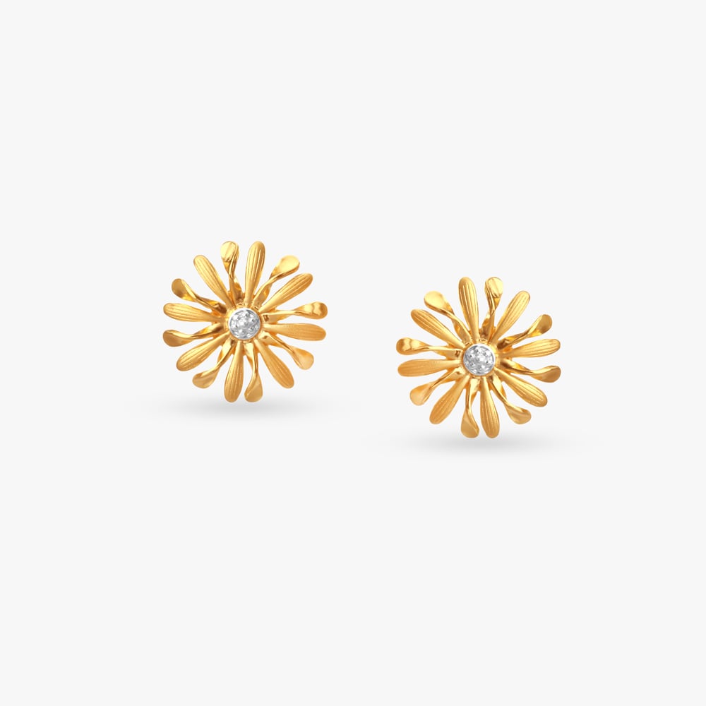 

Blossom Bright Gold Drop Earrings