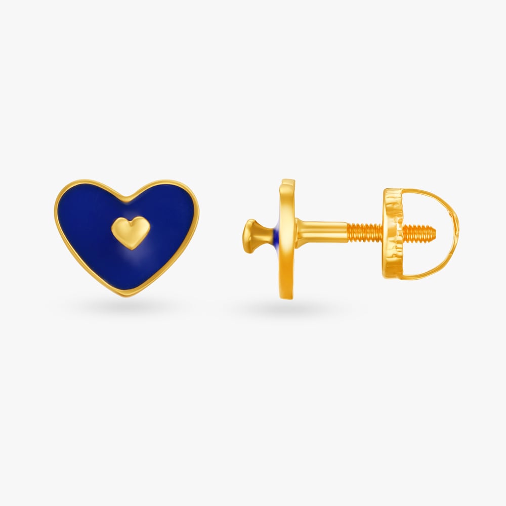 Midnight Love Stud Earrings for Kids,,hi-res image number null