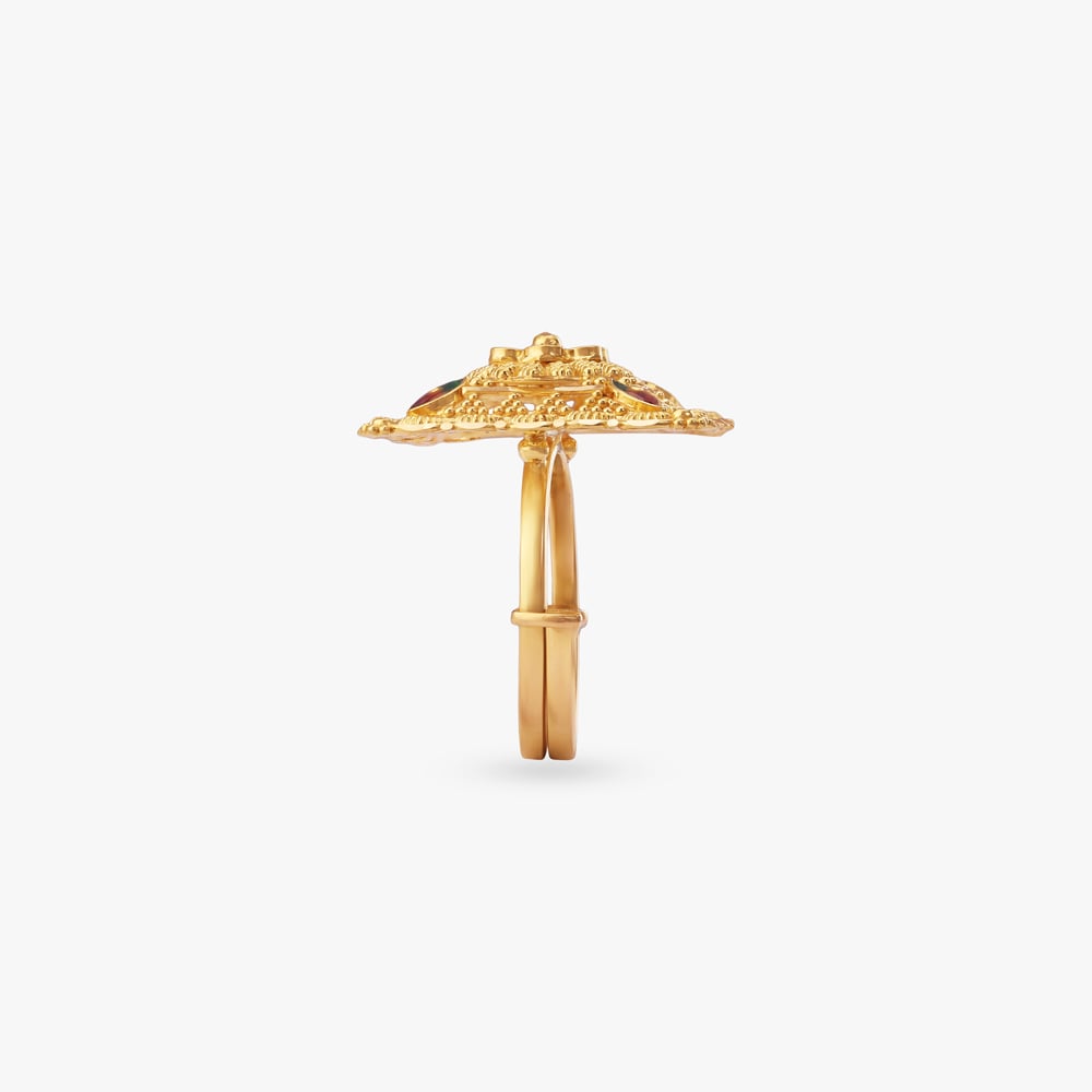 Royal Mosaic Gold Ring,,hi-res image number null