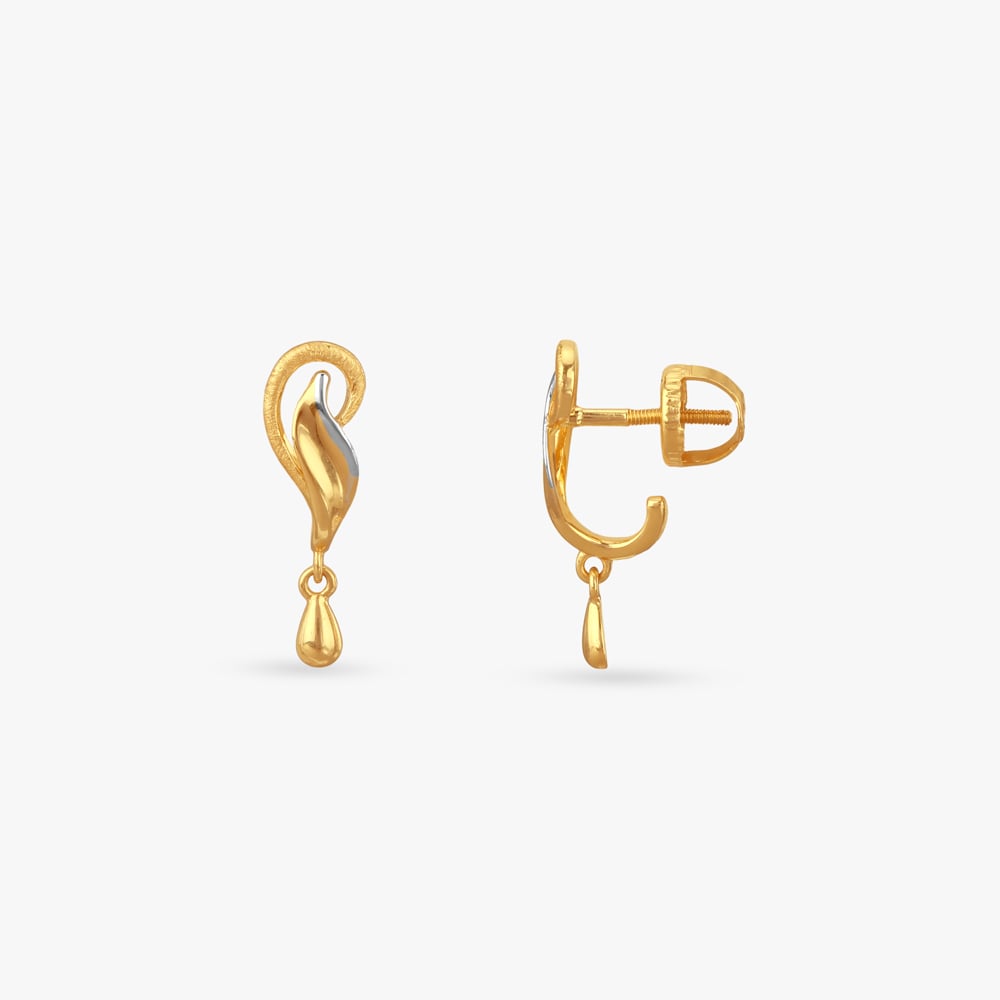 Golden Whisper Gold Hoop Earrings,,hi-res image number null