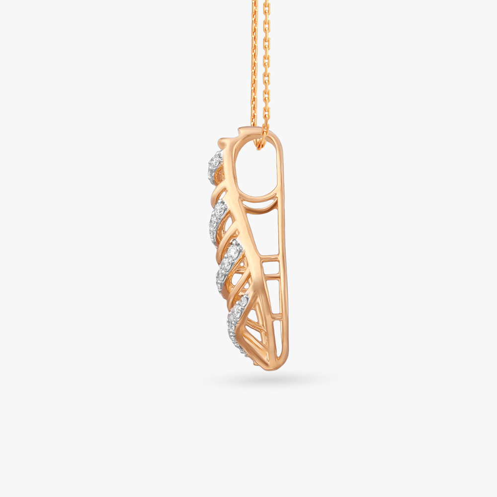 Radiant Stream Diamond Pendant,,hi-res image number null