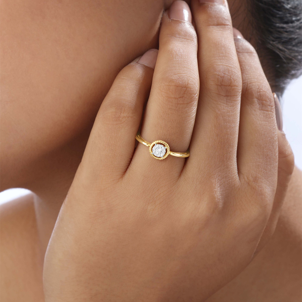Halo Pop Diamond Ring,,hi-res image number null