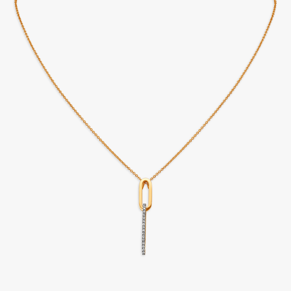 Shooting star Diamond Pendant with Chain,,hi-res image number null