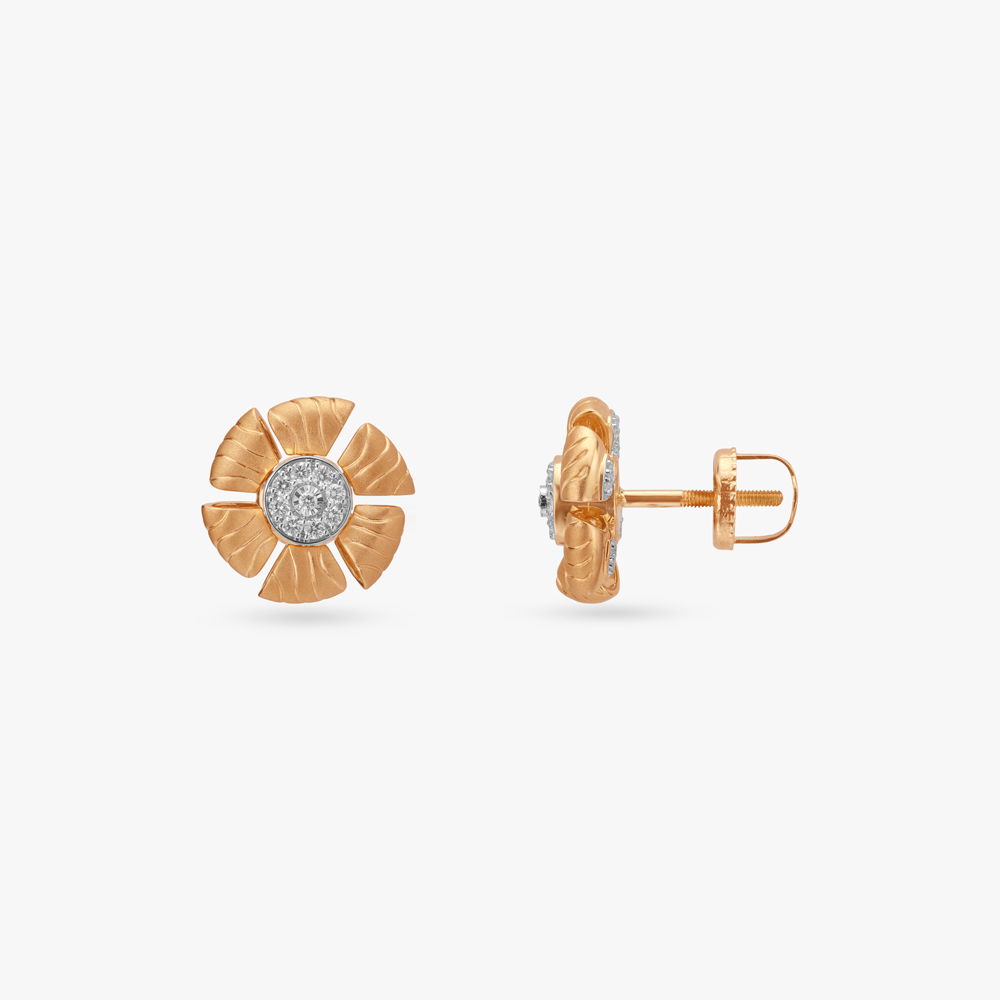 Flexi Flair Diamond Stud Earrings,,hi-res image number null