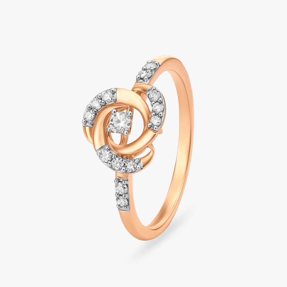Radiant Rose Serenade Diamond Finger Ring,,hi-res image number null