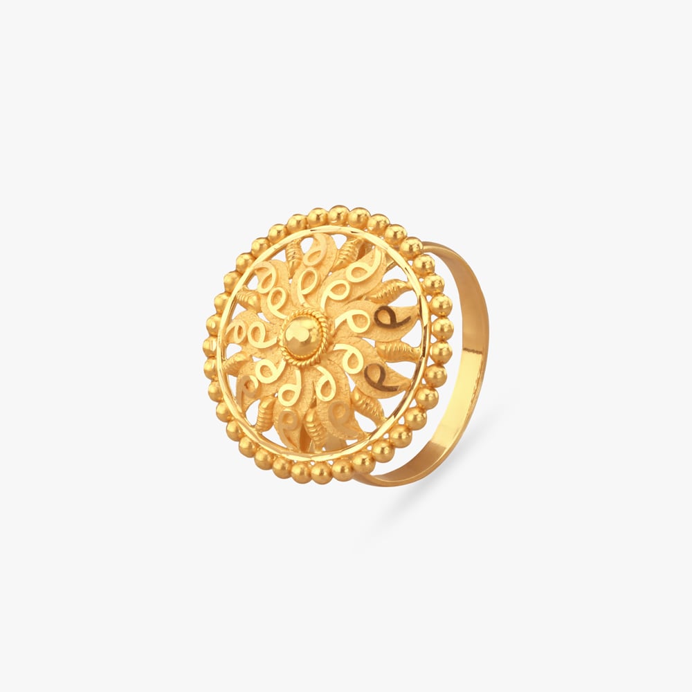 

Paisley Orbit Gold Ring