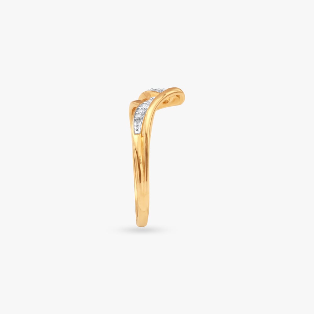 Overlapping Vanki Diamond  Ring,,hi-res image number null